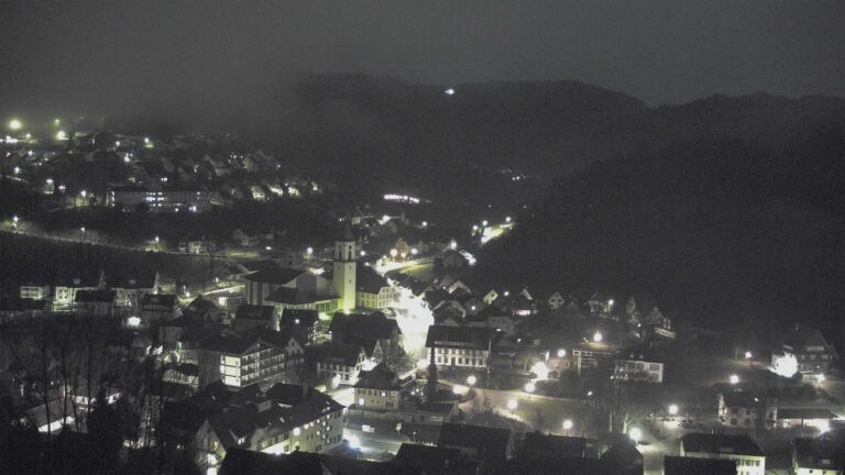 Dieses Bild zeigt eine Webcam-Aufnahme von Ottenhöfen, aufgenommen am Donnerstag, den 05.02.2026 um 06:00 Uhr