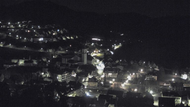 Dieses Bild zeigt eine Webcam-Aufnahme von Ottenhöfen, aufgenommen am Dienstag, den 16.12.2025 um 04:00 Uhr