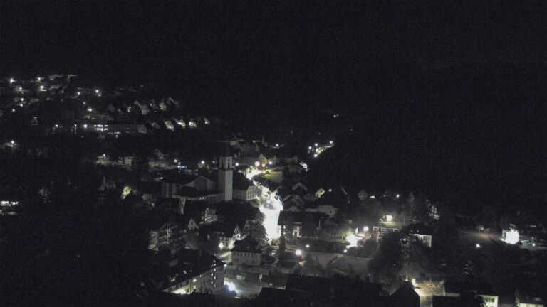 Dieses Bild zeigt eine Webcam-Aufnahme von Ottenhöfen, aufgenommen am Mittwoch, den 14.10.2026 um 02:00 Uhr