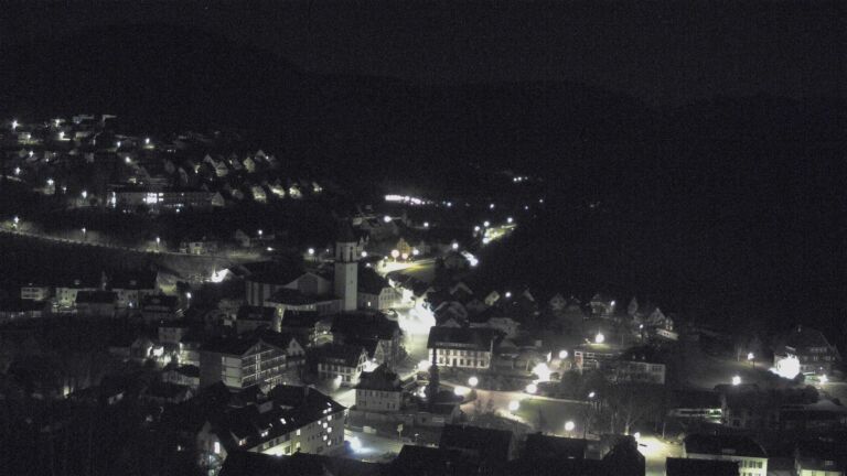 Dieses Bild zeigt eine Webcam-Aufnahme von Ottenhöfen, aufgenommen am Mittwoch, den 18.03.2026 um 01:30 Uhr