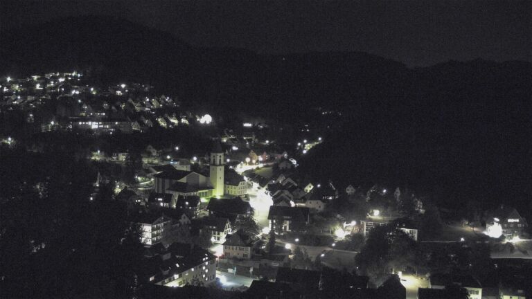 Dieses Bild zeigt eine Webcam-Aufnahme von Ottenhöfen, aufgenommen am Dienstag, den 08.09.2026 um 21:30 Uhr