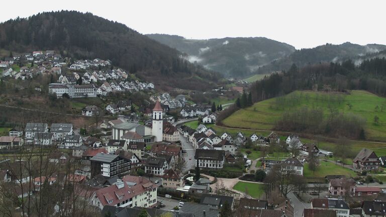 Dieses Bild zeigt eine Webcam-Aufnahme von Ottenhöfen, aufgenommen am Dienstag, den 17.03.2026 um 07:50 Uhr