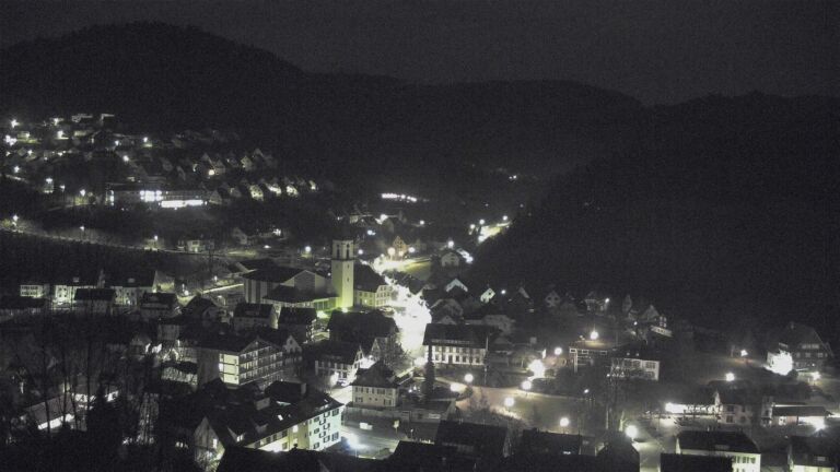 Dieses Bild zeigt eine Webcam-Aufnahme von Ottenhöfen, aufgenommen am Sonntag, den 01.02.2026 um 06:30 Uhr