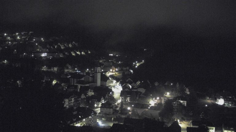 Dieses Bild zeigt eine Webcam-Aufnahme von Ottenhöfen, aufgenommen am Freitag, den 09.10.2026 um 02:00 Uhr