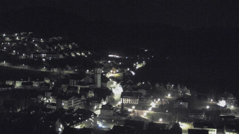 Dieses Bild zeigt eine Webcam-Aufnahme von Ottenhöfen, aufgenommen am Montag, den 23.03.2026 um 03:30 Uhr