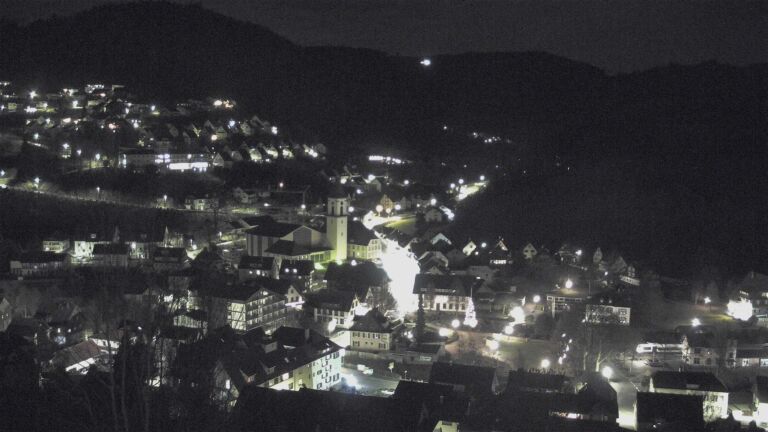 Dieses Bild zeigt eine Webcam-Aufnahme von Ottenhöfen, aufgenommen am Freitag, den 19.12.2025 um 06:20 Uhr