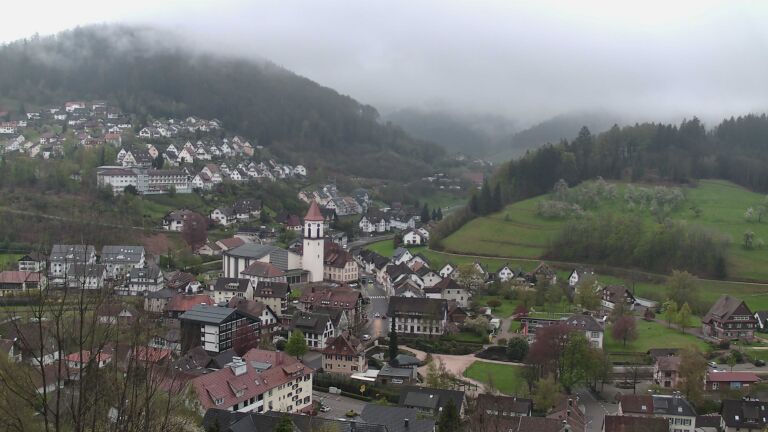 Dieses Bild zeigt eine Webcam-Aufnahme von Ottenhöfen, aufgenommen am Dienstag, den 14.04.2026 um 07:20 Uhr