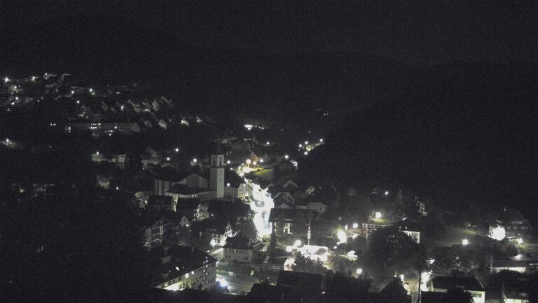 Dieses Bild zeigt eine Webcam-Aufnahme von Ottenhöfen, aufgenommen am Samstag, den 20.06.2026 um 01:00 Uhr