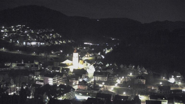 Dieses Bild zeigt eine Webcam-Aufnahme von Ottenhöfen, aufgenommen am Dienstag, den 24.03.2026 um 20:40 Uhr