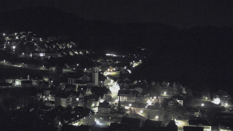 Dieses Bild zeigt eine Webcam-Aufnahme von Ottenhöfen, aufgenommen am Samstag, den 18.04.2026 um 00:30 Uhr
