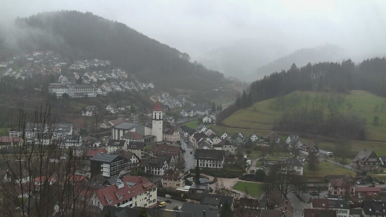 Dieses Bild zeigt eine Webcam-Aufnahme von Ottenhöfen, aufgenommen am Dienstag, den 24.02.2026 um 11:10 Uhr