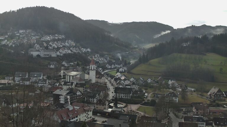 Dieses Bild zeigt eine Webcam-Aufnahme von Ottenhöfen, aufgenommen am Samstag, den 31.01.2026 um 09:40 Uhr