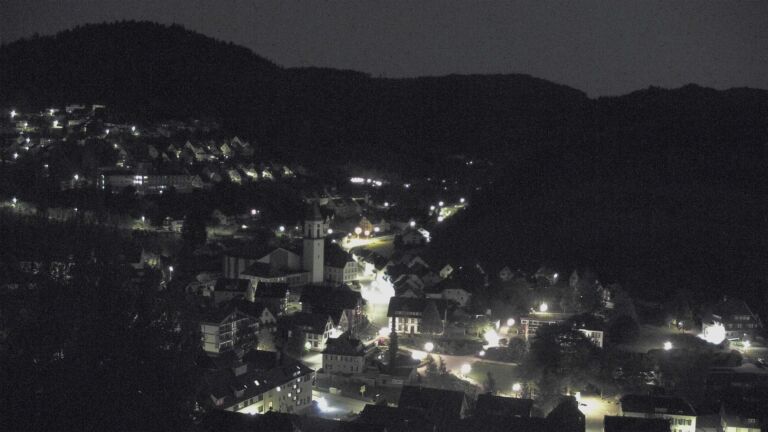Dieses Bild zeigt eine Webcam-Aufnahme von Ottenhöfen, aufgenommen am Dienstag, den 28.04.2026 um 01:30 Uhr