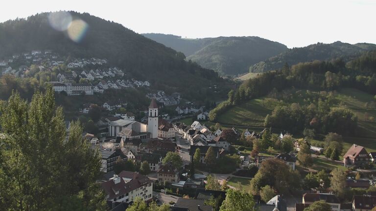 Dieses Bild zeigt eine Webcam-Aufnahme von Ottenhöfen, aufgenommen am Mittwoch, den 07.10.2026 um 09:40 Uhr