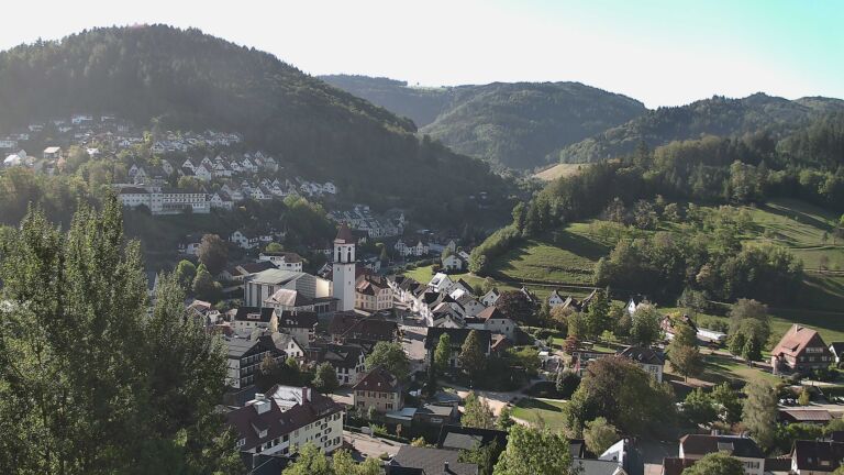 Dieses Bild zeigt eine Webcam-Aufnahme von Ottenhöfen, aufgenommen am Mittwoch, den 23.09.2026 um 09:50 Uhr