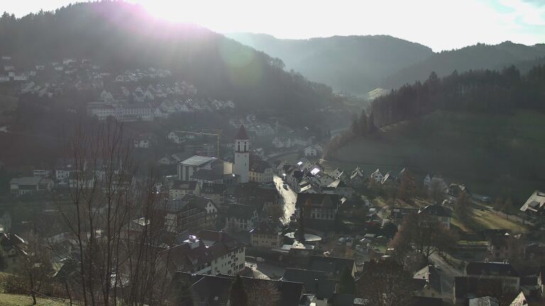 Dieses Bild zeigt eine Webcam-Aufnahme von Ottenhöfen, aufgenommen am Freitag, den 12.12.2025 um 10:30 Uhr