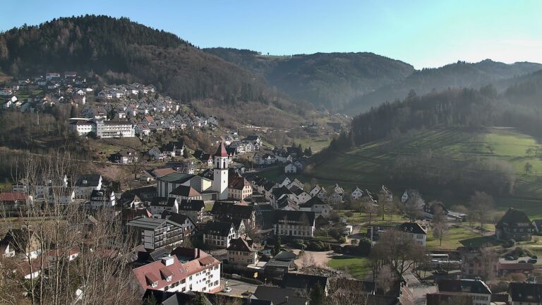 Dieses Bild zeigt eine Webcam-Aufnahme von Ottenhöfen, aufgenommen am Mittwoch, den 25.02.2026 um 15:30 Uhr