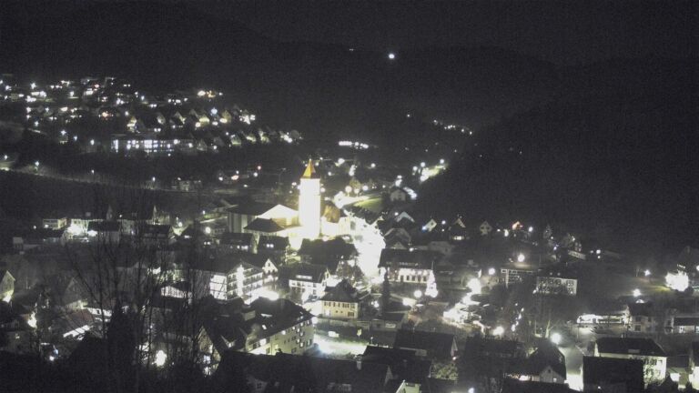 Dieses Bild zeigt eine Webcam-Aufnahme von Ottenhöfen, aufgenommen am Freitag, den 12.12.2025 um 20:50 Uhr