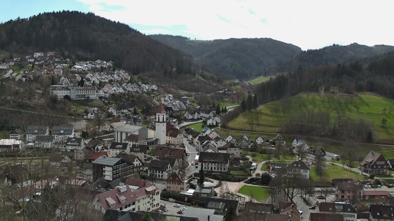 Dieses Bild zeigt eine Webcam-Aufnahme von Ottenhöfen, aufgenommen am Freitag, den 13.03.2026 um 11:50 Uhr