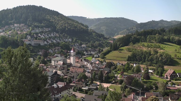 Dieses Bild zeigt eine Webcam-Aufnahme von Ottenhöfen, aufgenommen am Dienstag, den 23.06.2026 um 09:40 Uhr