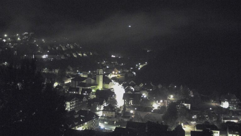 Dieses Bild zeigt eine Webcam-Aufnahme von Ottenhöfen, aufgenommen am Freitag, den 09.10.2026 um 06:10 Uhr