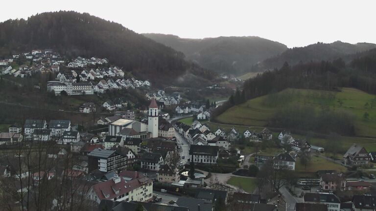 Dieses Bild zeigt eine Webcam-Aufnahme von Ottenhöfen, aufgenommen am Samstag, den 07.02.2026 um 09:20 Uhr