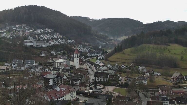 Dieses Bild zeigt eine Webcam-Aufnahme von Ottenhöfen, aufgenommen am Samstag, den 31.01.2026 um 09:30 Uhr