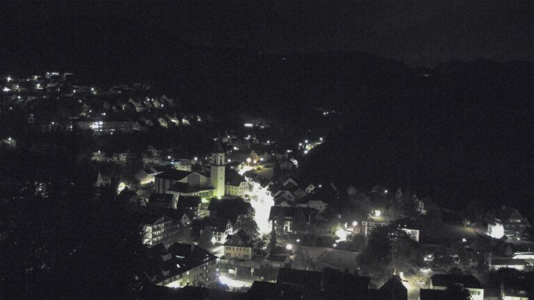 Dieses Bild zeigt eine Webcam-Aufnahme von Ottenhöfen, aufgenommen am Donnerstag, den 08.10.2026 um 05:50 Uhr