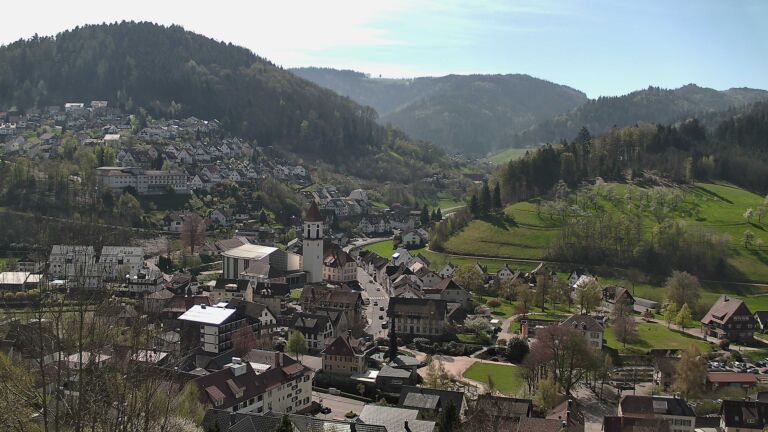 Dieses Bild zeigt eine Webcam-Aufnahme von Ottenhöfen, aufgenommen am Samstag, den 11.04.2026 um 11:40 Uhr