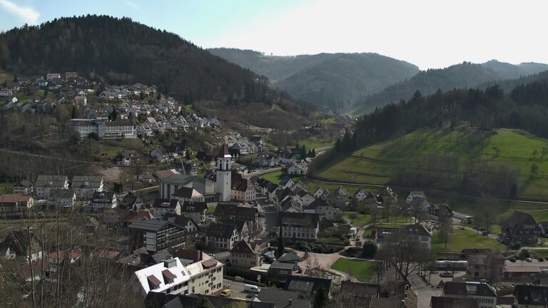 Dieses Bild zeigt eine Webcam-Aufnahme von Ottenhöfen, aufgenommen am Donnerstag, den 19.03.2026 um 14:10 Uhr