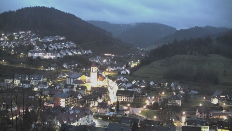 Dieses Bild zeigt eine Webcam-Aufnahme von Ottenhöfen, aufgenommen am Mittwoch, den 11.03.2026 um 18:50 Uhr