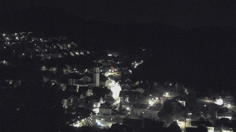 Dieses Bild zeigt eine Webcam-Aufnahme von Ottenhöfen, aufgenommen am Mittwoch, den 12.08.2026 um 03:00 Uhr