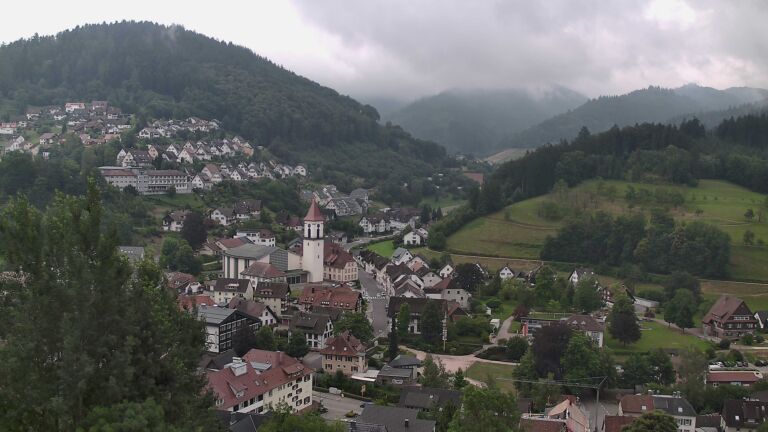 Dieses Bild zeigt eine Webcam-Aufnahme von Ottenhöfen, aufgenommen am Mittwoch, den 01.07.2026 um 09:40 Uhr