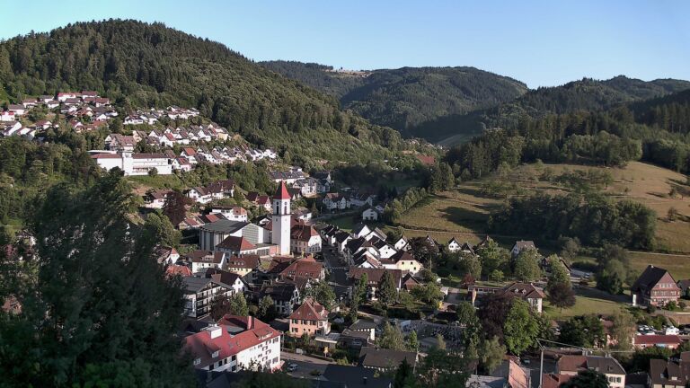 Dieses Bild zeigt eine Webcam-Aufnahme von Ottenhöfen, aufgenommen am Samstag, den 11.07.2026 um 19:50 Uhr