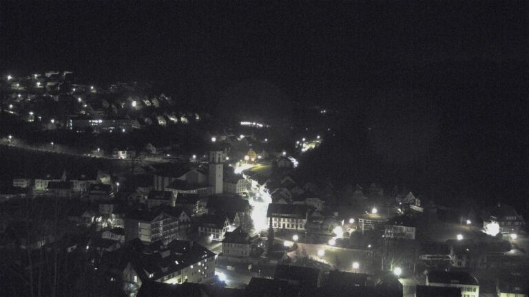 Dieses Bild zeigt eine Webcam-Aufnahme von Ottenhöfen, aufgenommen am Freitag, den 13.02.2026 um 02:30 Uhr