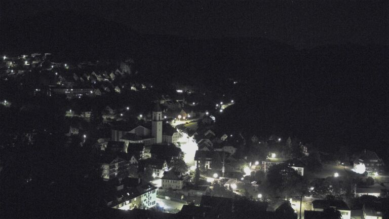 Dieses Bild zeigt eine Webcam-Aufnahme von Ottenhöfen, aufgenommen am Freitag, den 19.06.2026 um 01:30 Uhr