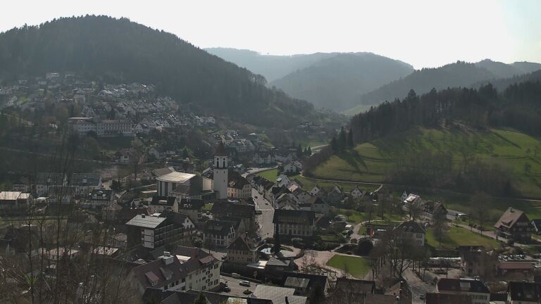 Dieses Bild zeigt eine Webcam-Aufnahme von Ottenhöfen, aufgenommen am Sonntag, den 22.03.2026 um 11:00 Uhr