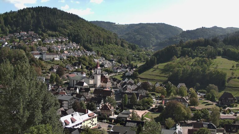 Dieses Bild zeigt eine Webcam-Aufnahme von Ottenhöfen, aufgenommen am Dienstag, den 22.09.2026 um 15:10 Uhr
