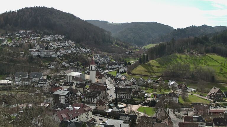 Dieses Bild zeigt eine Webcam-Aufnahme von Ottenhöfen, aufgenommen am Freitag, den 13.03.2026 um 11:10 Uhr