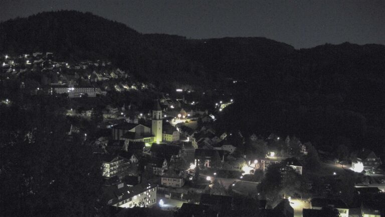 Dieses Bild zeigt eine Webcam-Aufnahme von Ottenhöfen, aufgenommen am Samstag, den 26.09.2026 um 05:30 Uhr