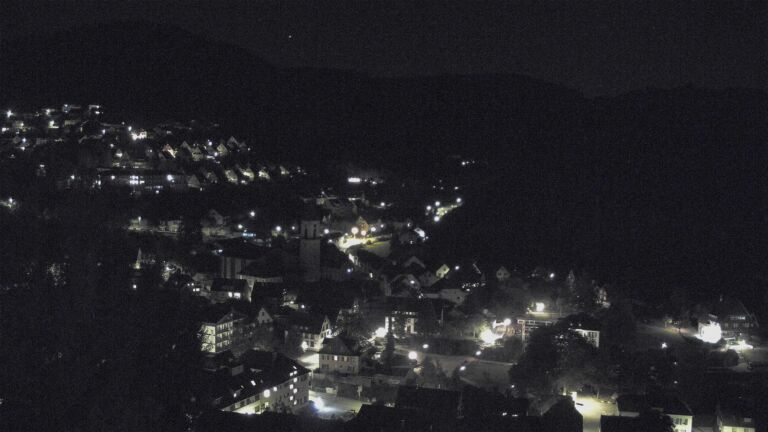 Dieses Bild zeigt eine Webcam-Aufnahme von Ottenhöfen, aufgenommen am Montag, den 14.09.2026 um 23:00 Uhr