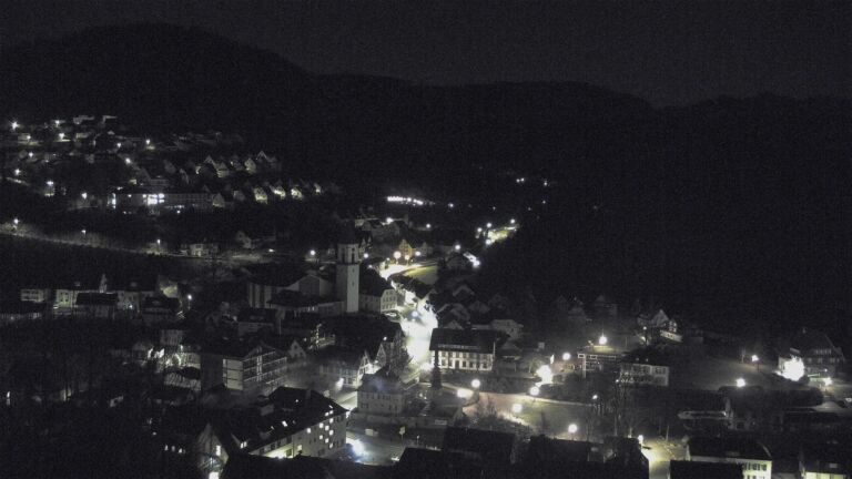 Dieses Bild zeigt eine Webcam-Aufnahme von Ottenhöfen, aufgenommen am Mittwoch, den 25.02.2026 um 02:30 Uhr