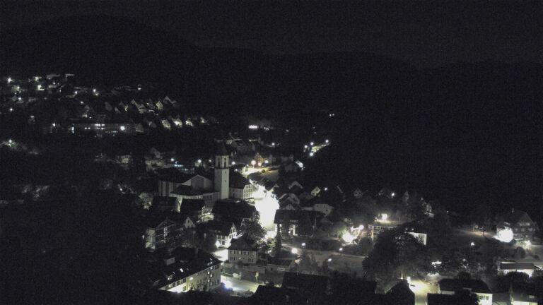 Dieses Bild zeigt eine Webcam-Aufnahme von Ottenhöfen, aufgenommen am Montag, den 24.08.2026 um 03:30 Uhr