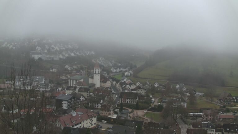 Dieses Bild zeigt eine Webcam-Aufnahme von Ottenhöfen, aufgenommen am Montag, den 22.12.2025 um 11:20 Uhr