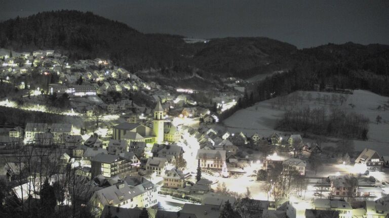 Dieses Bild zeigt eine Webcam-Aufnahme von Ottenhöfen, aufgenommen am Samstag, den 03.01.2026 um 06:40 Uhr