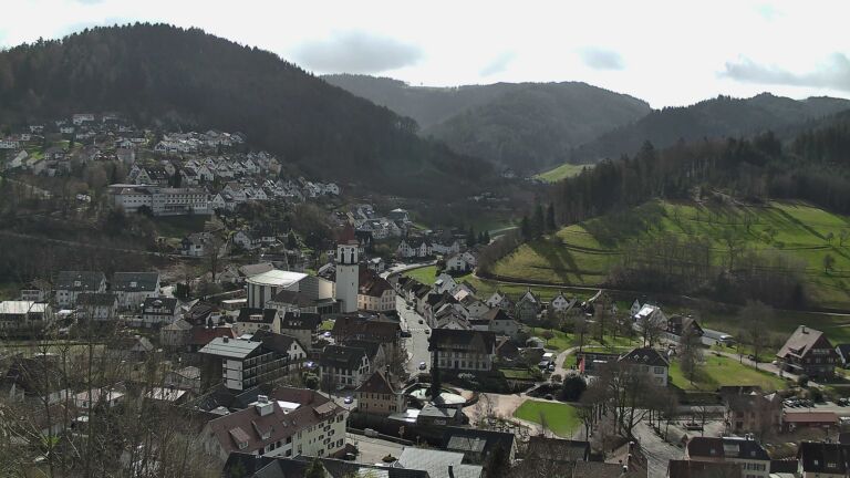 Dieses Bild zeigt eine Webcam-Aufnahme von Ottenhöfen, aufgenommen am Donnerstag, den 12.03.2026 um 11:10 Uhr