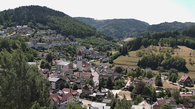 Dieses Bild zeigt eine Webcam-Aufnahme von Ottenhöfen, aufgenommen am Freitag, den 24.07.2026 um 12:30 Uhr