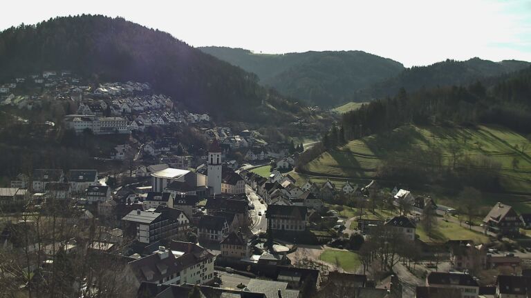 Dieses Bild zeigt eine Webcam-Aufnahme von Ottenhöfen, aufgenommen am Donnerstag, den 26.02.2026 um 11:00 Uhr