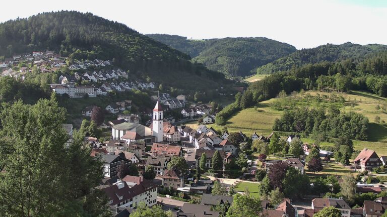 Dieses Bild zeigt eine Webcam-Aufnahme von Ottenhöfen, aufgenommen am Freitag, den 29.05.2026 um 08:20 Uhr