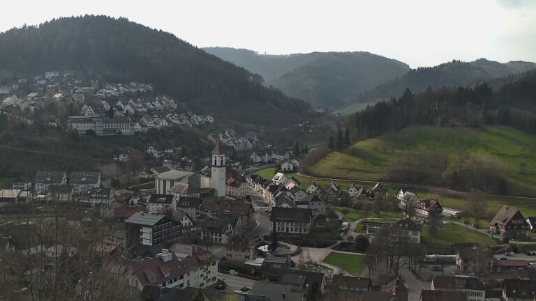 Dieses Bild zeigt eine Webcam-Aufnahme von Ottenhöfen, aufgenommen am Samstag, den 21.03.2026 um 09:20 Uhr